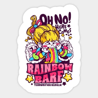 Rainbow Barf! Sticker